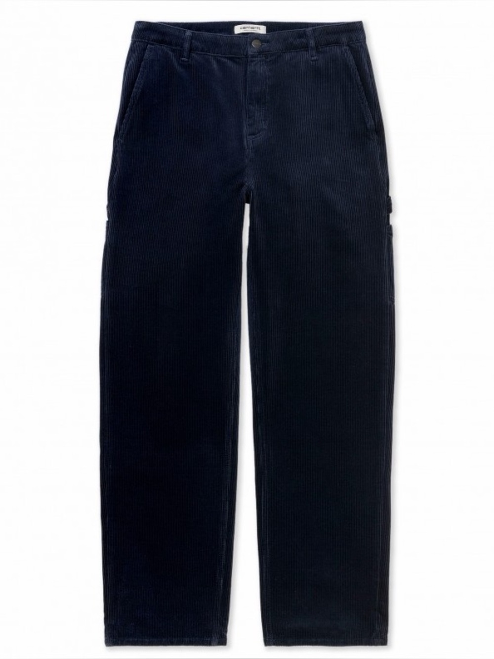 Carhartt WIP Womens Navy Corduroy Pierce Pant Straight